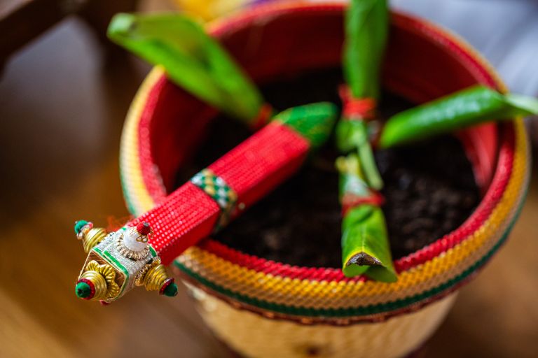 Mandap Muhrat, grounding the energies